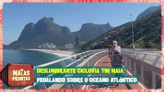 Pedalando sobre as ondas: Aventura na ciclovia à beira-mar do Rio
