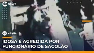 Idosa é agredida por funcionário de sacolão após confusão por abacaxi | #SBTManhã