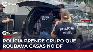 Criminosos que se passavam por policiais para roubar casas são presos | #SBTNotícias