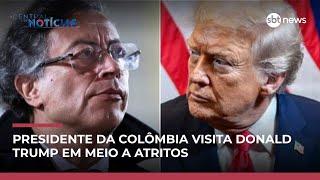 Presidente da Colômbia visita Trump em meio a atritos