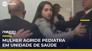 Mãe agride funcionários e causa prejuízo em pronto-socorro no ABC Paulista | #PrimeiroImpacto