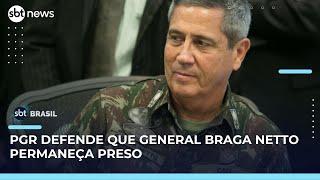 PGR se manifesta pela manutenção de prisão de Braga Netto | SBT Brasil (20/05/25)