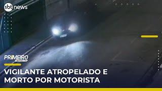 Vigilante morre atropelado por veículo misterioso em SP | Primeiro Impacto (05/05/25)