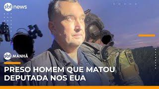 Polícia prende homem suspeito de matar deputada e balear senador nos EUA | #SBTManhã