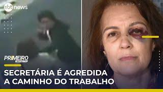 Secretária é agredida no meio da rua em SP e caso revolta moradores | #PrimeiroImpacto