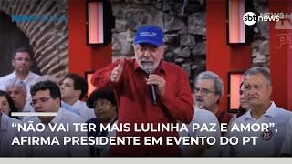 "Essa eleição vai ser uma guerra", diz Lula em evento de aniversário do PT | #NewsManhã