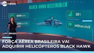 FAB planeja compra de 11 helicópteros dos EUA em contrato de US$ 230 milhões | #SBTBrasil