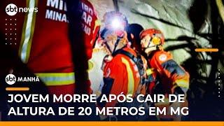 Homem morre ao cair durante escalada na Serra do Cipó | #SBTManhã