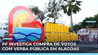 PF investiga prefeita de Alagoas por compra de votos com material de construção | #SBTBrasil 