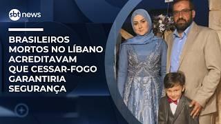 Família de brasileiros morta no Líbano acreditava que cessar-fogo garantiria segurança | #SBTNews