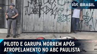 Motoqueiro morre após atropelar meninas em São Bernardo do Campo (SP) | SBT Brasil (18/03/25)