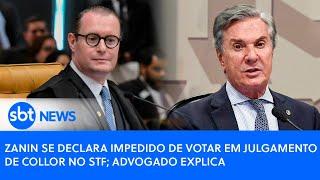 Zanin se declara impedido de votar em julgamento de Collor no STF; advogado explica