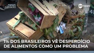 Pesquisa inédita expõe contradições sobre desperdício de alimentos no Brasil | #NewsSábado