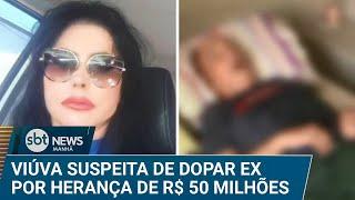 Viúva é acusada de dopar ex e ficar com herança de R$ 50 milhões | #SBTNews Manhã (23/01/25)