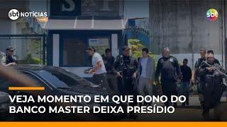 Daniel Vorcaro, do Banco Master, é solto com tornozeleira eletrônica | #SBTNotícias