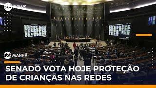 ▶️ SBT Manhã AO VIVO | Congresso vota hoje projeto que combate a sexualização de crianças na internet