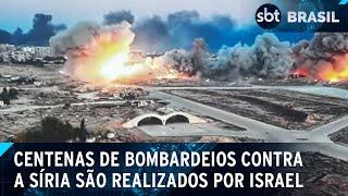 Israel realiza ataques intensivos na Síria após queda de Bashar al-Assad | SBT Brasil (11/12/24)