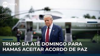 Trump dá até domingo para Hamas aceitar acordo de paz; professor analisa proposta | #MapaMundi