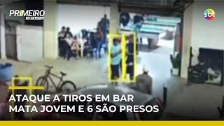 Jovem morre e quatro ficam feridos em ataque a bar; seis são presos | #PrimeiroImpacto