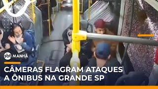 SP: Ataques a ônibus se espalham e polícia investiga ligação com desafio na internet | #SBTManhã