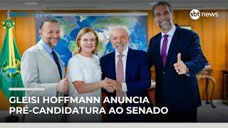 Gleisi Hoffmann anuncia pré-candidatura ao Senado pelo Paraná | #NewsManhã