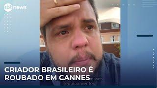 Influencer brasileiro tem equipamentos furtados no Festival de Cannes | #SBTNews Manhã (19/05/25)