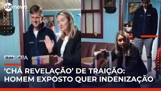 Homem exposto em ‘chá revelação de traição’ quer indenização de R$ 100 mil, diz advogada | #TanaHora