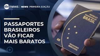 Governo reduz valor do passaporte para brasileiros no exterior | #NewsPrimeiraEdição