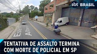 Policial penal morre em tentativa de assalto na Grande São Paulo | SBT Brasil (22/03/25)