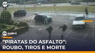 Quadrilha tenta roubar mercadorias em rodovia e troca tiros com policiais | #SBTManhã