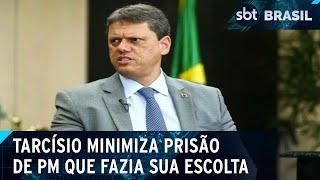 Tarcísio de Freitas classifica prisão de PM como “caso isolado” | SBT Brasil (27/11/24)