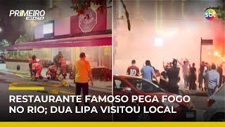 Incêndio atinge restaurante famoso no Rio; cantora Dua Lipa visitou local | #PrimeiroImpacto