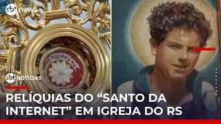 Igreja no Rio Grande do Sul guarda relíquias de São Carlo Acutis | #SBTNotícias