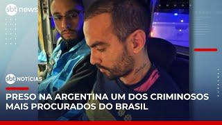 Líder de facção foragido é preso na Argentina | #SBTNoticias