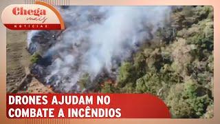 SP: Incêndio atinge cidade e guarda civil usa ajuda de drone | Chega Mais Notícias (12/09/24)