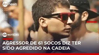 Homem que agrediu namorada com 61 socos diz ter sido espancado na cadeia no RN | #SBTNoticias