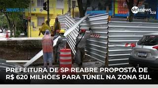 Prefeitura de SP reabre proposta de R$ 620 milhões para túnel na zona sul | #NewsManhã