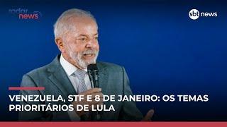 De volta ao Planalto, Lula mira crise venezuelana, indicação no STF e 8 de janeiro