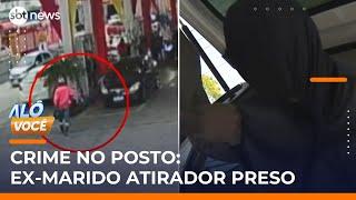 Homem que tentou matar ex baleada em posto de combustíveis é preso | #AloVoce