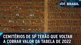 Dino determina que cemitérios de SP voltem a cobrar preços pré-privatização | SBT Brasil (25/11/24)