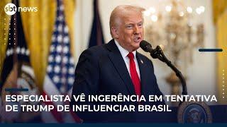 Especialista vê ingerência "no limite do inaceitável" em ação de Trump no Brasil | #MapaMundi