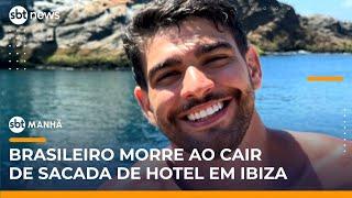 Dentista brasileiro morre ao cair de sacada de hotel em Ibiza | #SBTManhã