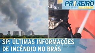 SP: Incêndio no Brás não tem vítimas; 75 bombeiros combatem chamas | Primeiro Impacto (30/10/24)