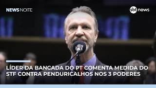 Líder do PT comenta decisão de Dino sobre penduricalhos | #NewsNoite