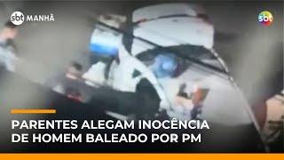 RJ: Policial atira em homem desarmado na porta de casa e família tenta provar inocência | #SBTManha