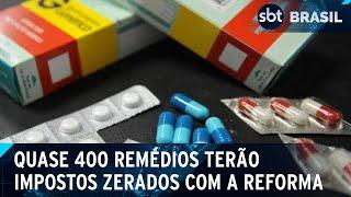 Reforma tributária prevê lista com medicamentos que terão impostos zerados | SBT Brasil (05/07/24)