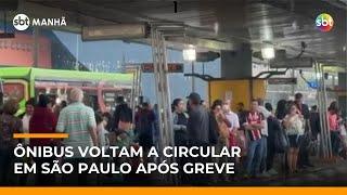 ▶️ AO VIVO | SBT Manhã: Ônibus voltam a circular em SP após greve; trabalhadores exigem pagamento do 13º