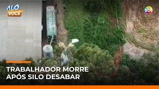 Silo de fazenda no Paraná desaba de 10 metros e mata trabalhador | #AloVoce