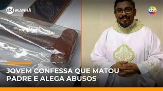 Padre é morto a golpes de marreta e faca; jovem preso diz ter sido abusado | #SBTManhã