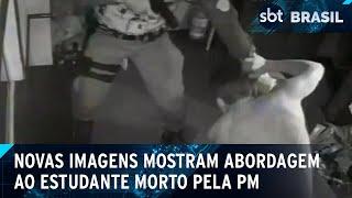 Imagens mostram momentos antes de estudante de medicina ser morto pela PM | SBT Brasil (22/11/24)